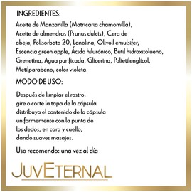 Juveternal |Cápsulas Faciales Vitamina E | 90 cáps| Revitaliza y Regenera la piel| Tonificante|