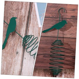 Kisangel 2sets Sturdy Outdoor Bird Feeder Hanging Type Wild Bird Feeder Camera Mount Easy Refill 2pcs*2