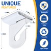 30 Pairs Drop Ceiling Hooks for Hanging,Suspended Track Ceiling Hanging