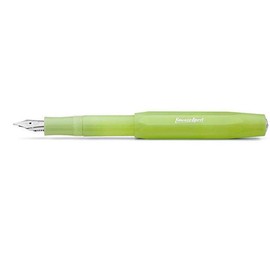 Kaweco Frosted Sport Fountain Pen I Premium Fountain Pen Luxury for Ink Cartridges with High-Quality Steel Nib I Kaweco Sport Fountain Pen 13.5 cm Fine Lime Nib Width F (Fine)