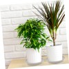BESPORTBLE Flower Pots Pot Planter Shelf Plastic Flowerpot Tray Flowerpot