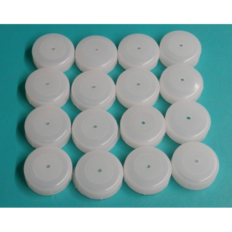 COLIBROX 16 New 1 1/4" Plastic White Wrought Iron Patio