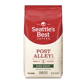 Seattle's Best Coffee Post Alley Blend (Previously Signature Blend No. 5) Dark Roast Ground Coffee, 12 oz