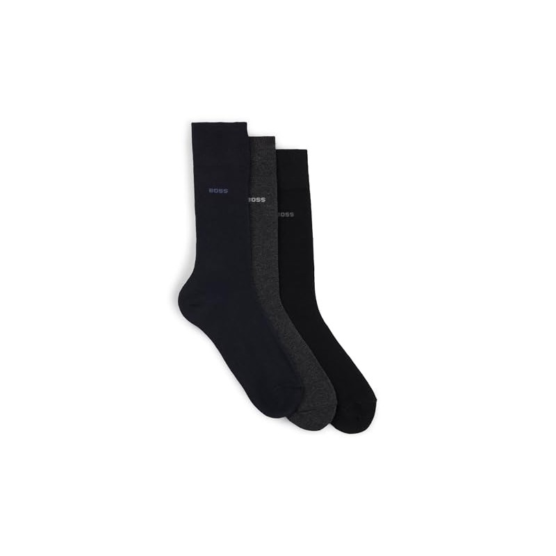 BOSS Men's 3P RS Uni CC Socks, New-Open Miscellaneous961, 43-46
