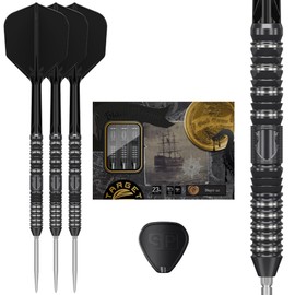 Target Japan Black Marque Draco G2 Steel Tip Darts with Kflex 21.5G | 90% Tungsten Darts Set, K-Flex Flights and Shafts No.6, Nano Swiss Point Tips, Mathew Lee Gen 2