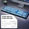 SEUNKWANG EWEADN TK950 Typewriter Keyboard Wireless Mechanical Keyboard, 104 Keys
