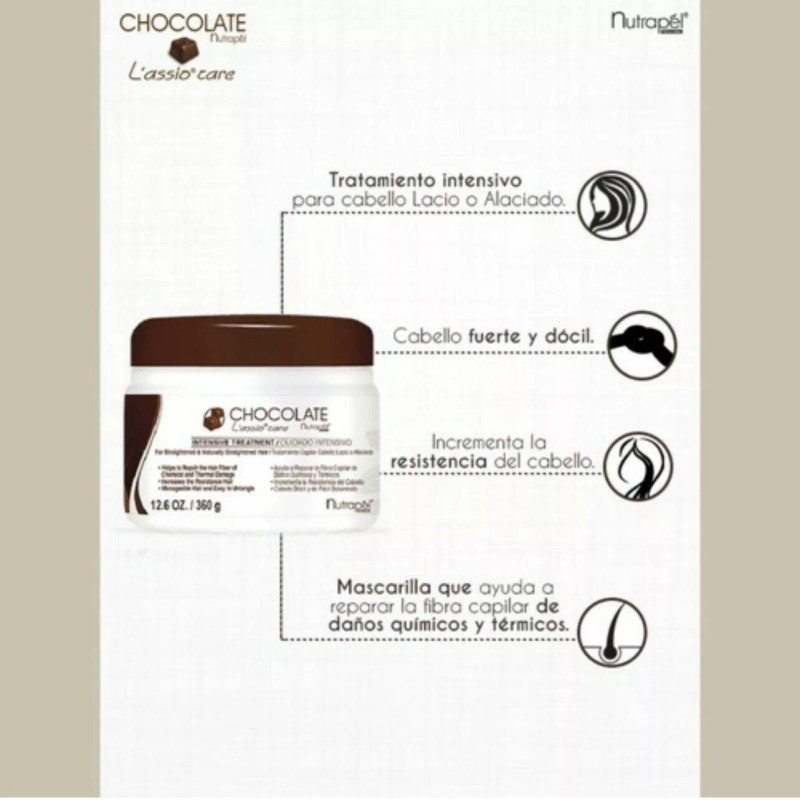 Nutrapel Chocolate L'assio care Intensive Hair Treatment - Tratamiento Intensivo