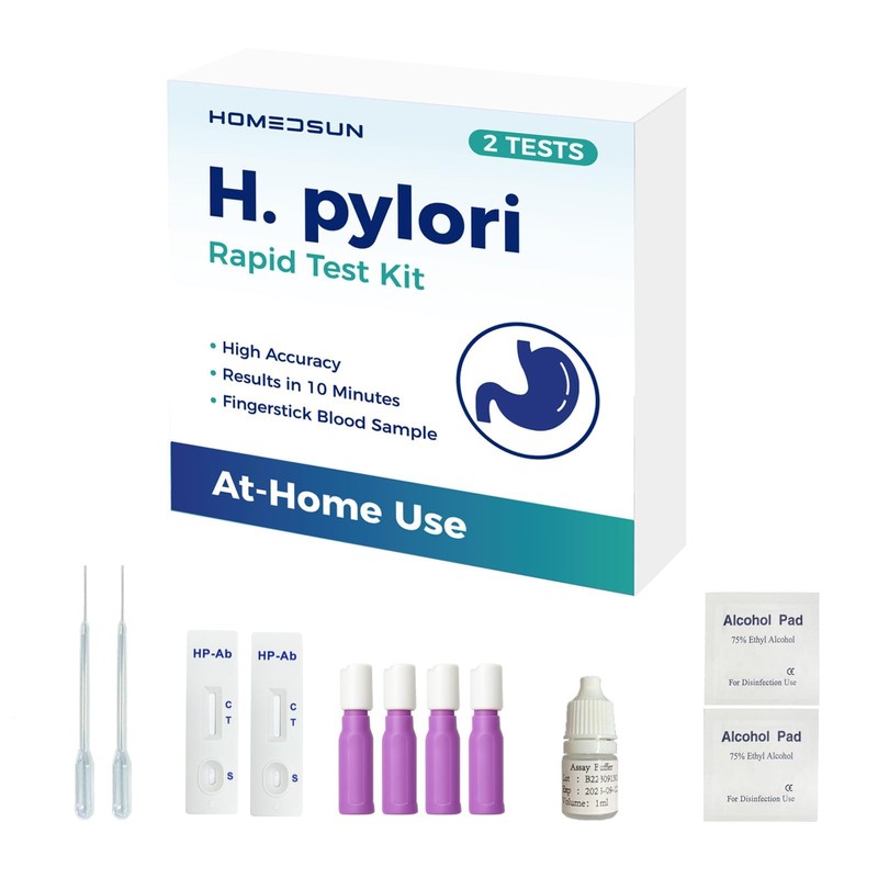 HOMEDSUN 2-Pack H Pylori Stool Antigen Test Kit, Results in