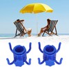Fdit Pack of 2 Parasol Hooks, Beach Umbrella Hooks for