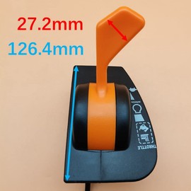 Throttle Choke Cable Control Compatible with John Deere GY21983 GY21623 GY21307 D100 D105 D110 D120 X105 X115R X125 X145 lawn mower D0205