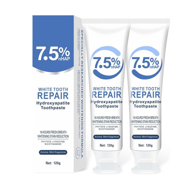 Heyzeibo Hydroxyapatite toothpaste, fluoride-free enamel repair and relief of tooth