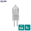 エルパ(ELPA) J12Ｖ5WS 電球 ハロゲン電球 照明 G4 12V 5W クリア G-1170H