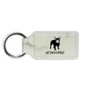 Mister Petlife Got French Bulldog Keychain Leatherette Rectangle - Laser