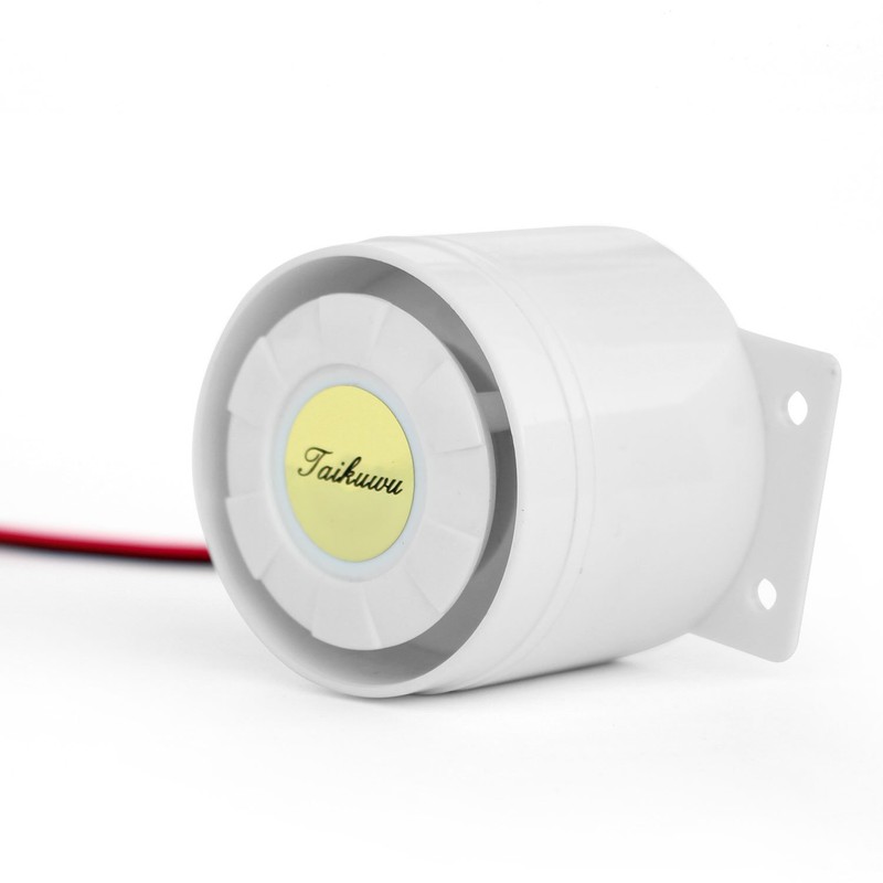 Taikuwu Wired Mini Siren for Home Office Shop Garage Security