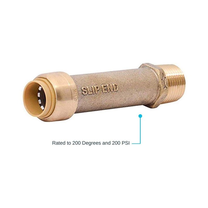 SharkBite 1 Inch x 1 Inch MNPT Water Filtration Connection