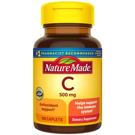 Nature Made Vitamin C 500 mg Caplets, 100 Count to Help Support the Immune System? (Pack of 3)