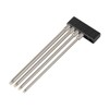 Broppe 4 Pcs Slotted Screwdriver Bit Set Magnetic Flat Head