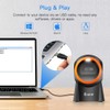 Eyoyo Hands-Free 1D 2D Desktop Barcode Scanner, QR Barcode Reader