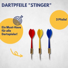 Best Sport Brass Darts Stinger - Multi-Colour