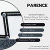 PARENCE.- Mehrwinkel-Messlineal mit Positionierloch - Winkellehrwerkzeug - Aluminiumlegierung - 6