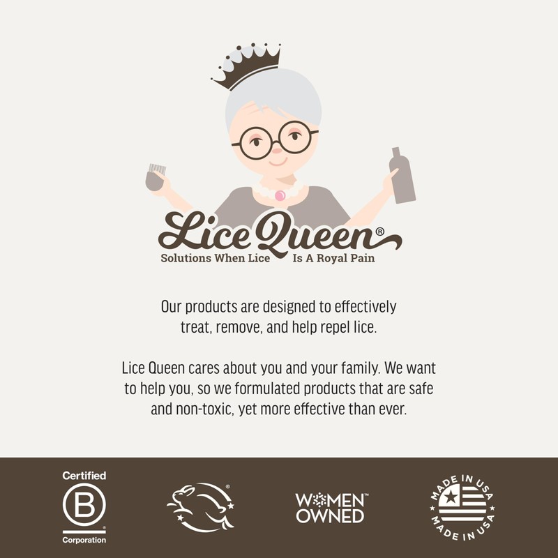 Lice Queen 4-Step Lice Treatment Kit - Slick Slide &