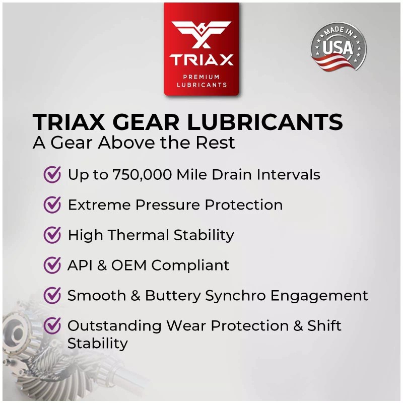TRIAX Gear Premium LS 80W-90, GL-5 Limited Slip Ready (1