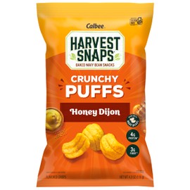 Harvest Snaps (Honey Dijon Crunchy Puffs, 8 Snack Packs) 4.2 ounces