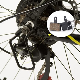 Bike Brakes Pads,4 Pairs MTB Bicycle Disc Brake Pad Semi-Metal Disc Mountain Brake Pad for TRP Tektro Shimano Deore Br-M575 M525 M505 M495 M486 C601 C501s.etc