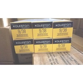 Wella 6 tubes 2oz Wella Haircolor Light Blonde Koleston Perfect  9/38 Very Lt Blonde