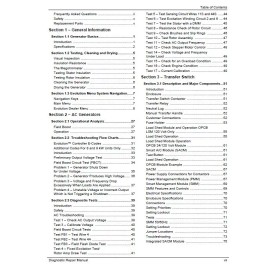 Generac Diagnostic Repair Manual Air-Cooled Evolution 1.0/2.0/WiFi