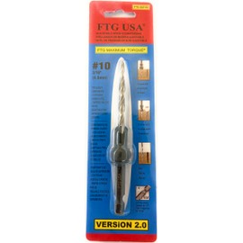 FTG USA Countersink Drill Bit for Wood with Tapered Drill Bit #10 (3/16")