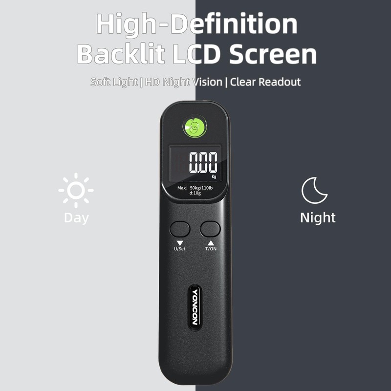 Luggage Scale - 110lb Digital Suitcase Weight Scale with LCD