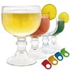Chefcaptain Margarita Glass Schooner - Set Of 4 JUMBO SIZE
