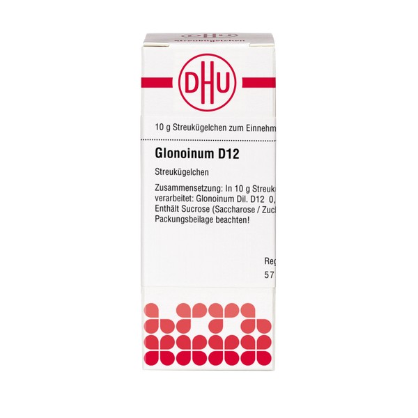 DHU Glonoinum D 12 Globuli, 10 g Globuli