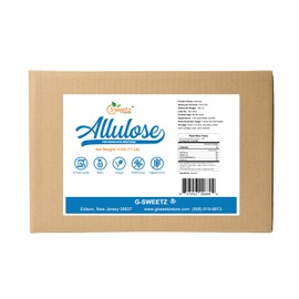 Allulose All Purpose Sweetener; Total Servings 1250; Zero Calorie Sweetener, Sugar-Free Substitute for Baking, Smoothies, Coffee; Low Carb Keto Diet Friendly Food | 5-KG (11-LB)
