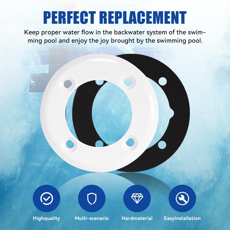 2 PCS SPX1408B Vinyl Swimming Pool Return Faceplates and SPX1408C