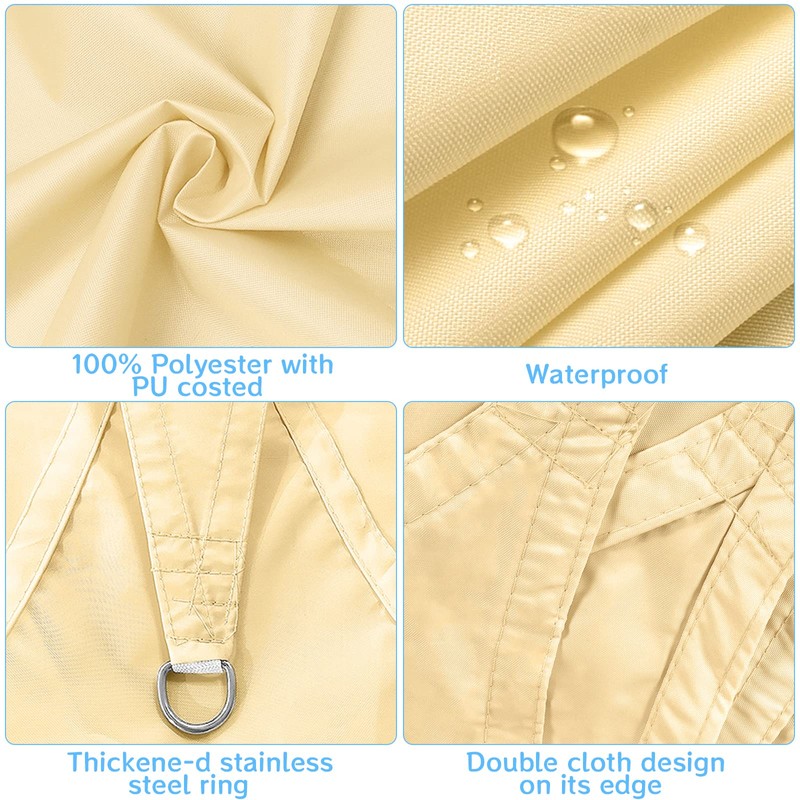 Triangular Waterproof Awning 3 x 3 x 3 m Weather