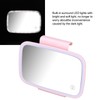 Car Sun Visor Makeup Mirror Surround LED Lights Touch Screen
