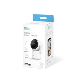 Garza Smart Indoor 360° Surveillance Camera Smart IP WiFi 2.4GHz, 1080 HD, Night Vision, Motion Detection, Privacy Mode, Remote Control via App