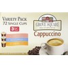 Grove Square Cappuccino Pods, Variety Pack, Single Serve (Pack of