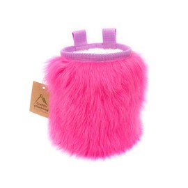 Furry Chalkbag Crafty Climbing, Design: Pink Furry