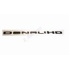 GMC 2pcs New Matte Black DENALI HD Emblems Letters Fit