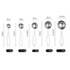 5-Piece Measuring Spoon Set, Stainless Steel, Dosing Spoon with Measuring