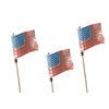 Starry Illuminate 3 PCS Solar White Led American Flag USA