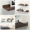 RICHER HOUSE 5 Set Floating Shelves for Wall Decor, Wall