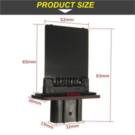 HVAC Blower Motor Resistor 3F2Z-18591-AA YH-1715 Fit for Ford Expedition, Escape, F150, F250, F350 Mercury