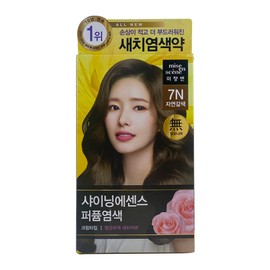 Mise-en-scène All New Shining Essence Hair Dye 7N Natural Brown 1ea / 미쟝센 올뉴 샤이닝에센스 염색약 7N 자연갈색 1개
