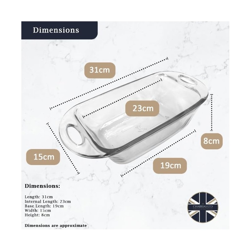 Anchor Hocking 5 Inch x 9 Inch Glass Loaf Dish