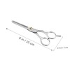 Baluue Hair Cutting Scissor Stainless Steel Hairdressing Shears with Muffler