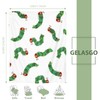 Gelasgo Caterpillar Throw Blanket Ultra Soft Flannel Blanket, Cozy Warm